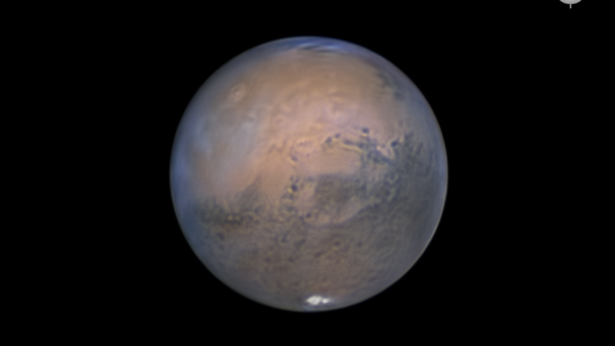 Marte si lascia fotografare dall’Osservatorio Astronomico di Porziano